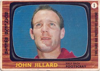 1967 Scanlens VFL #1 John Jillard Front